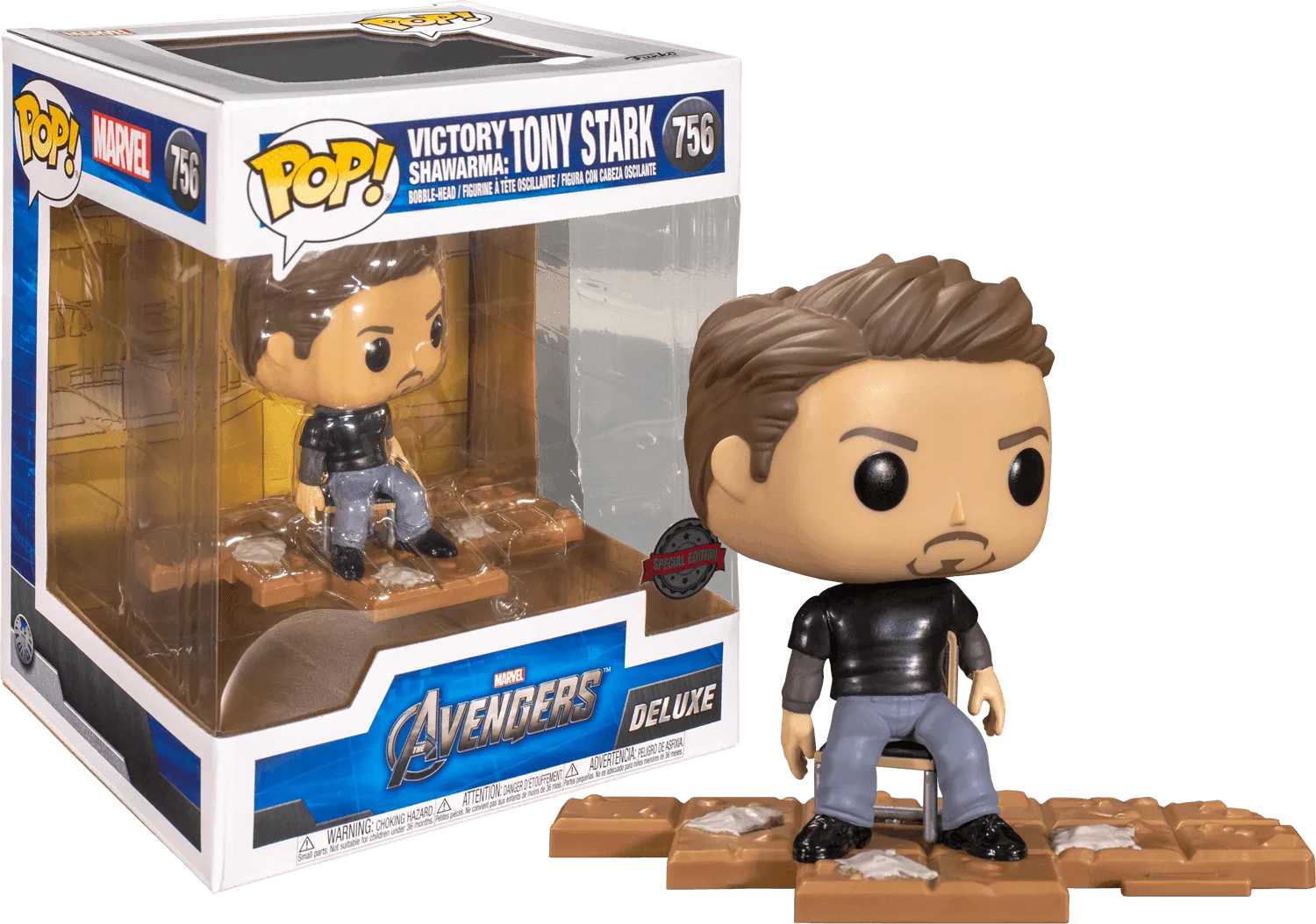 FUN54901 The Avengers - Tony Stark Shawarma US Exclusive Pop! Deluxe [RS] - Funko - Titan Pop Culture