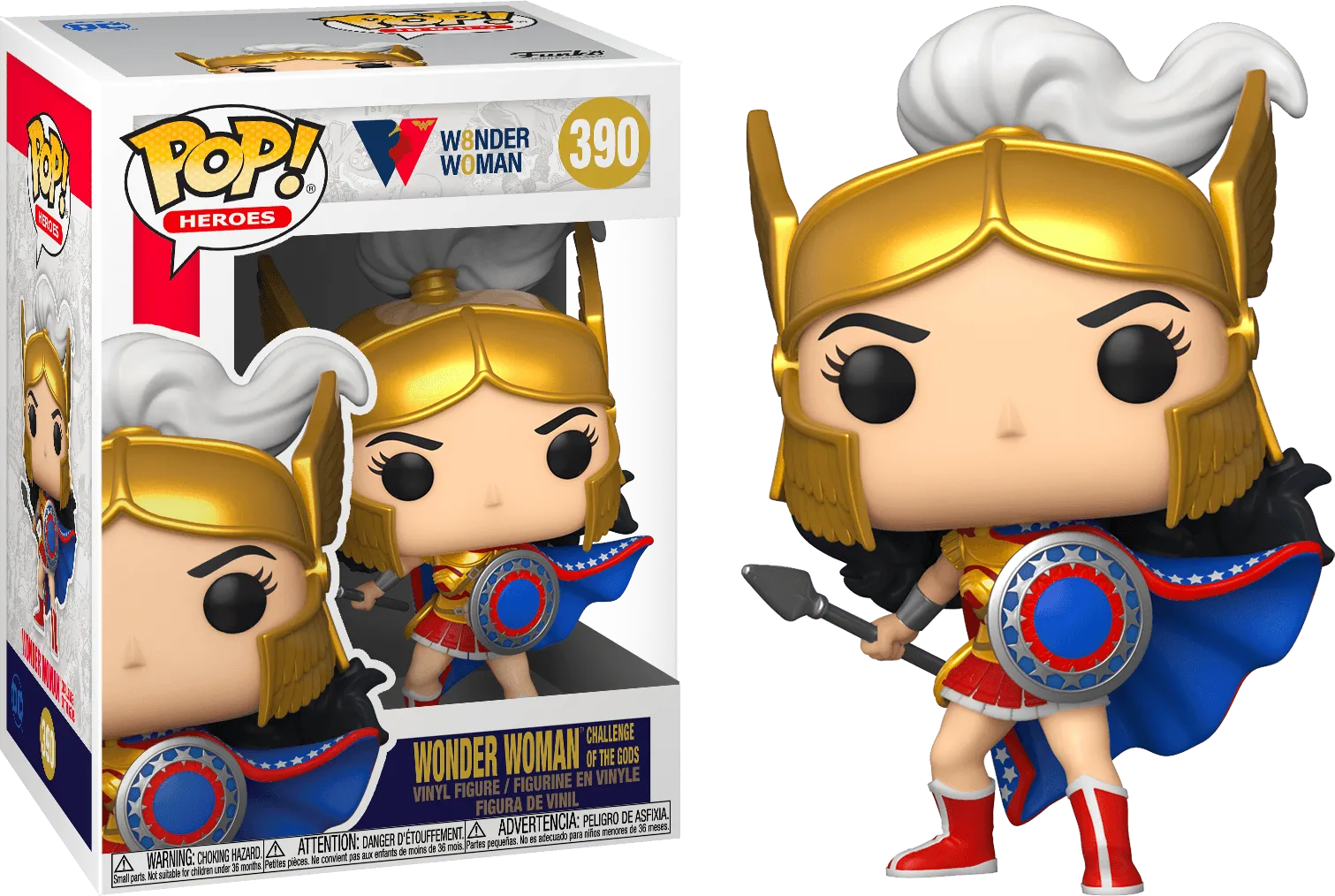 FUN54971 Wonder Woman - Challenge of the Gods 80th Anniversary Pop! Vinyl - Funko - Titan Pop Culture