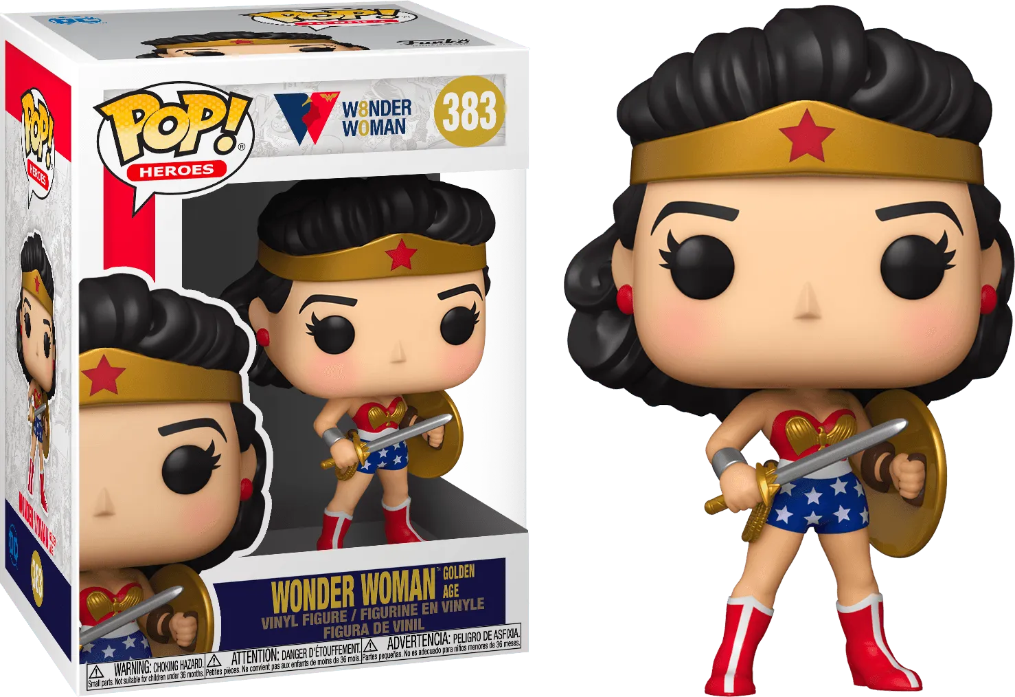 FUN54973 Wonder Woman - Classic 1950s 80th Anniversary Pop! Vinyl - Funko - Titan Pop Culture