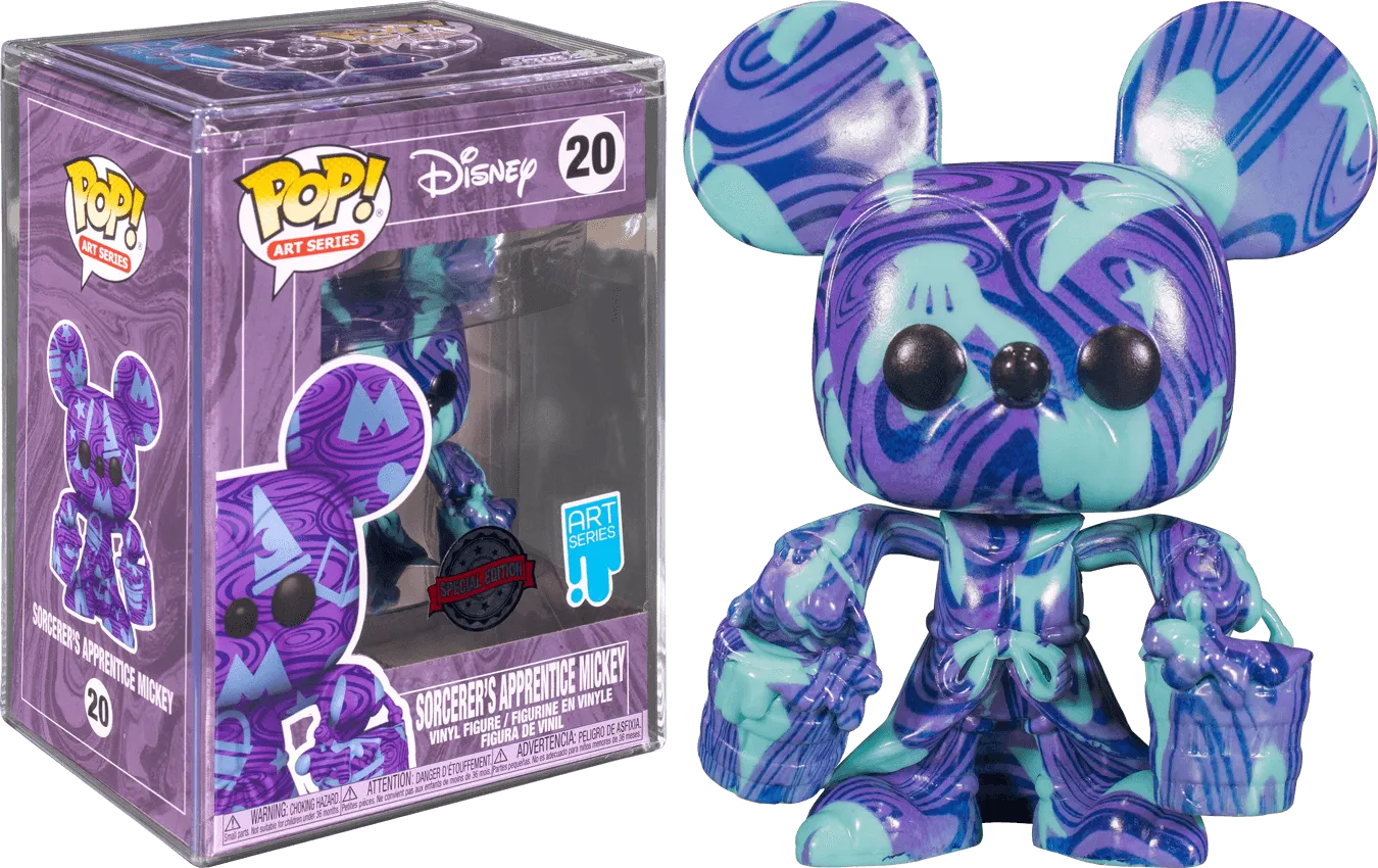 FUN55077 Mickey Mouse - Apprentice (Artist) US Exclusive Pop! Vinyl [RS] - Funko - Titan Pop Culture