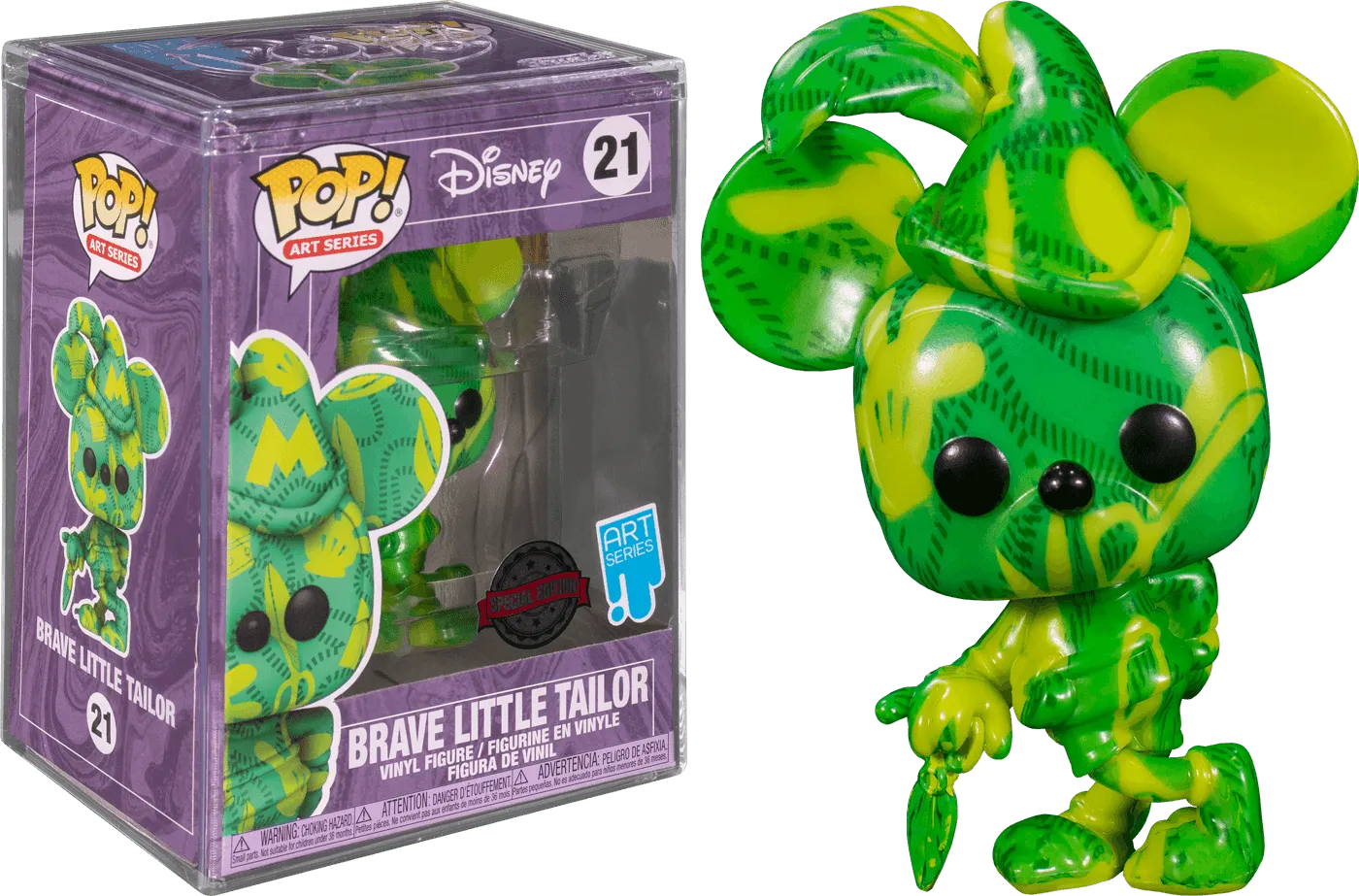 FUN55078 Mickey Mouse - Brave Little Tailor (Artist) US Exclusive Pop! Vinyl [RS] - Funko - Titan Pop Culture
