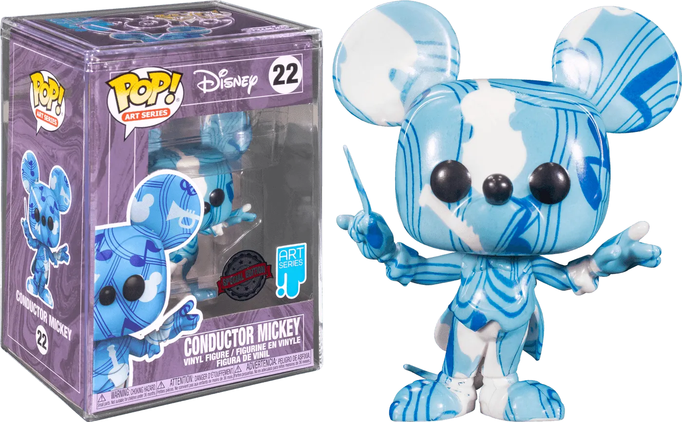 FUN55079 Mickey Mouse - Conductor (Artist) US Exclusive Pop! Vinyl [RS] - Funko - Titan Pop Culture