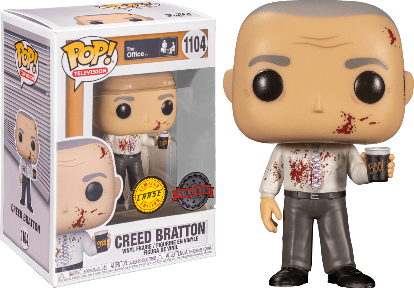 FUN55089 The Office - Creed (with chase) Specialty Exclusive Pop! Vinyl - Funko - Titan Pop Culture