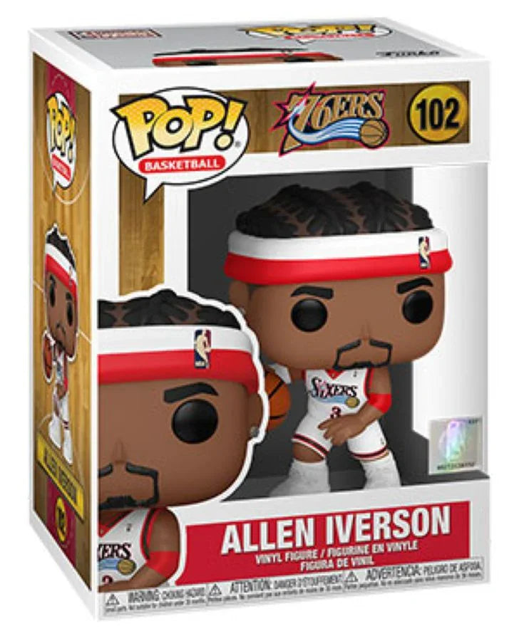 FUN55215 NBA: Legends - Allen Iverson (Sixers Home) Pop! Vinyl - Funko - Titan Pop Culture
