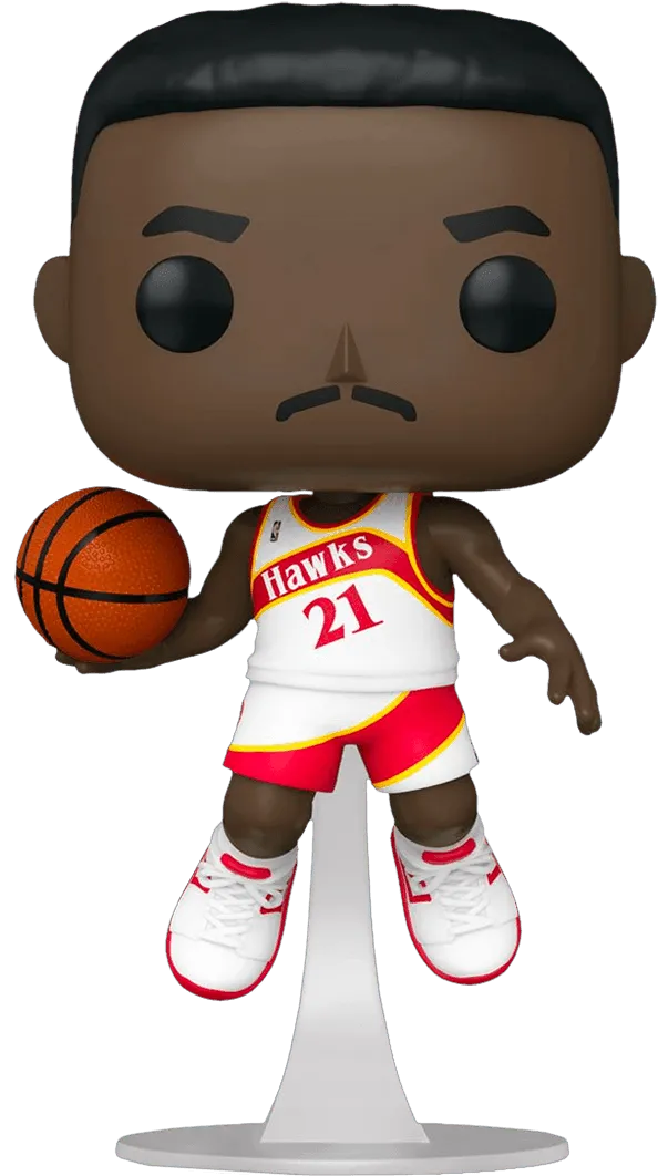 FUN55217 NBA: Legends - Dominique Wilkins Hawks Home Pop! Vinyl - Funko - Titan Pop Culture