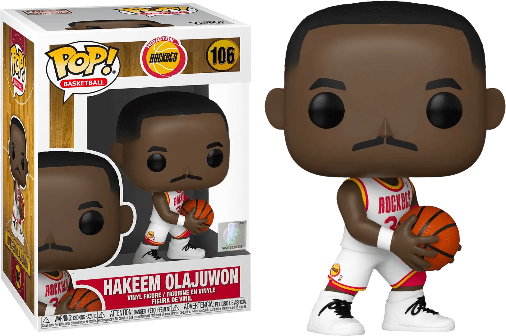FUN55219 NBA: Legends - Hakeem Olajuwon (Rockets Home) Pop! Vinyl - Funko - Titan Pop Culture