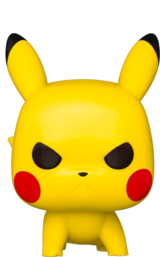 FUN55228 Pokemon - Pikachu (Angry Crouching) Pop! Vinyl [RS] - Funko - Titan Pop Culture