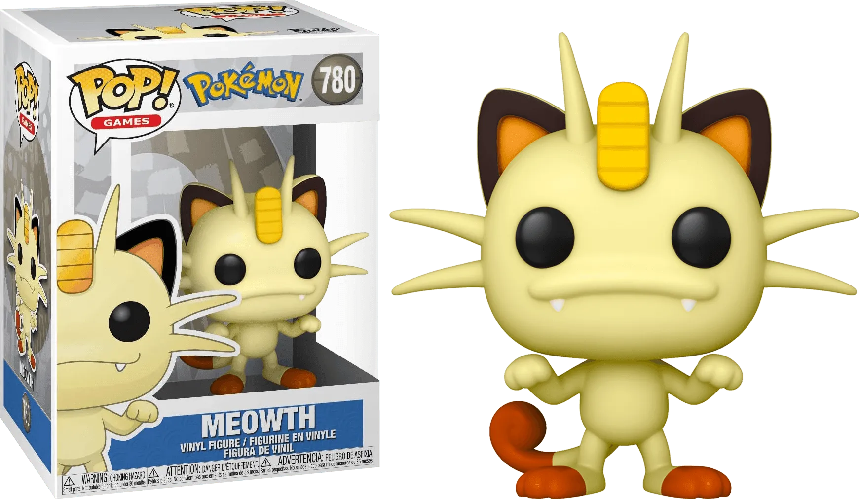FUN55229 Pokemon - Meowth Pop! Vinyl [RS] - Funko - Titan Pop Culture