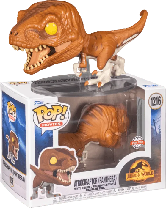 FUN55290 Jurassic World 3: Dominion - Atrociraptor (Panthera) US Exclusive Pop! Vinyl [RS] - Funko - Titan Pop Culture