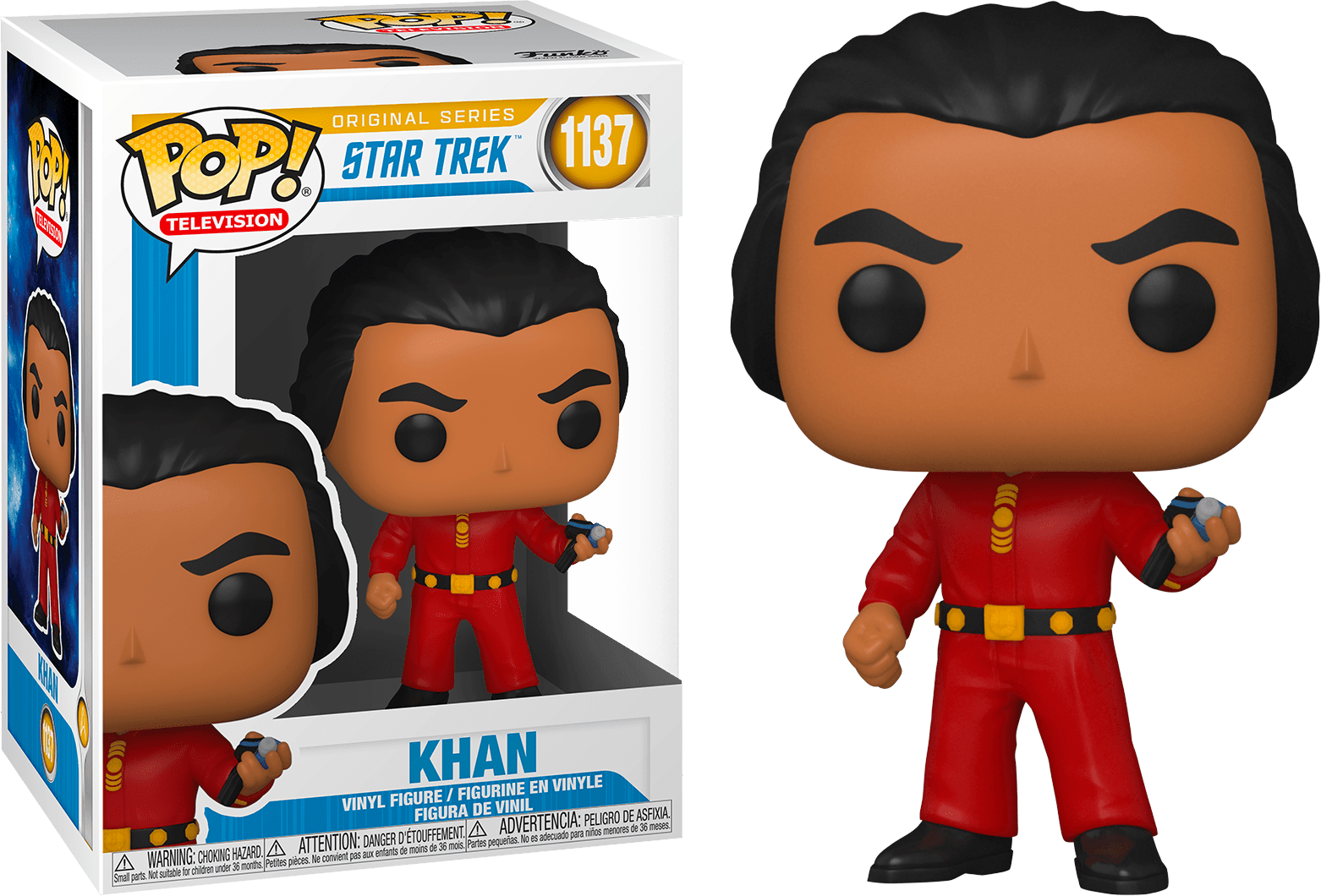 FUN55805 Star Trek: The Original Series - Khan Pop! Vinyl - Funko - Titan Pop Culture