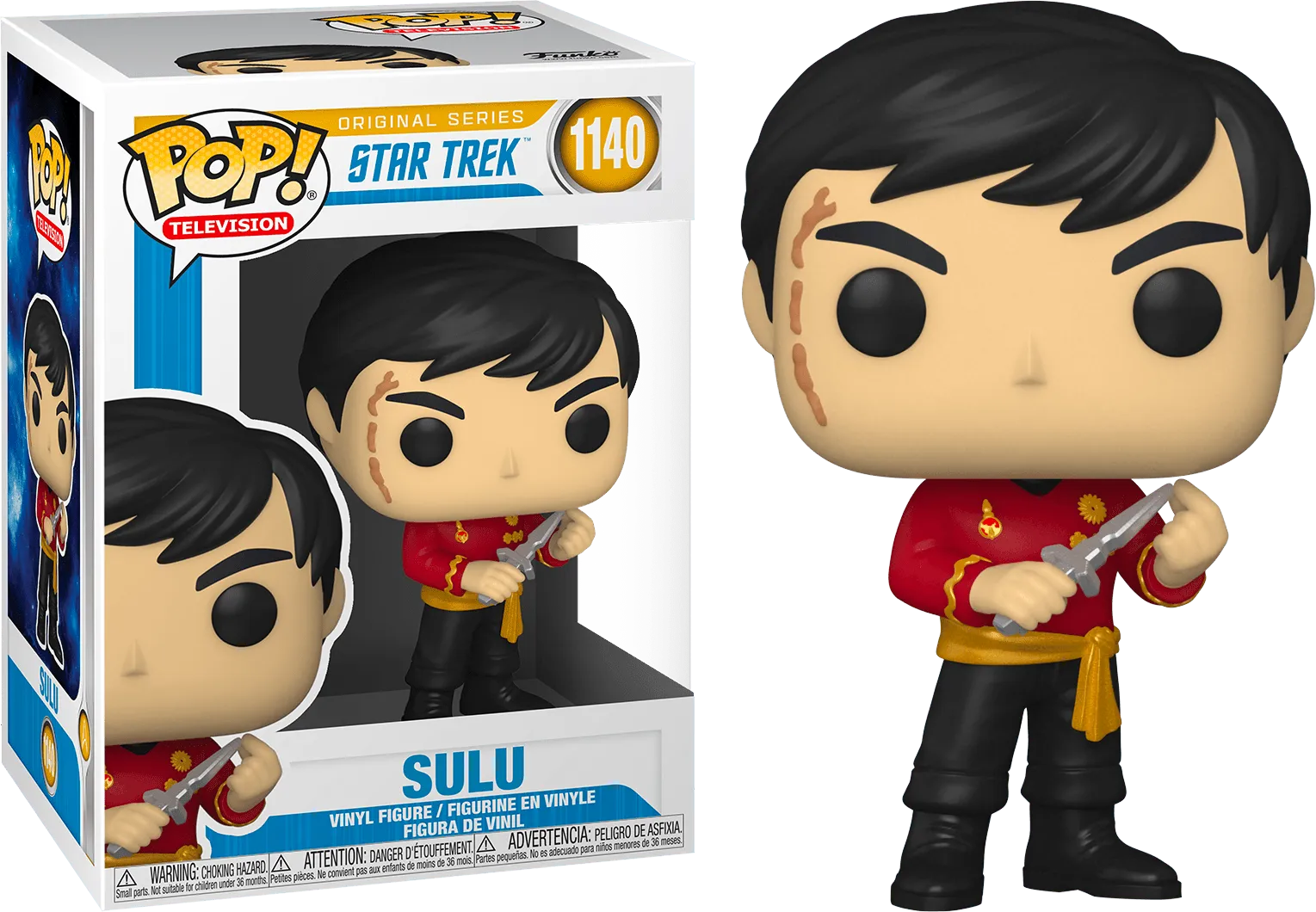 FUN55809 Star Trek: The Original Series - Mirror Sulu Pop! Vinyl - Funko - Titan Pop Culture