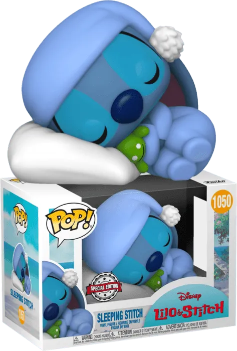 FUN56127 Lilo & Stitch - Stitch Sleeping US Exclusive Pop! Vinyl [RS] - Funko - Titan Pop Culture