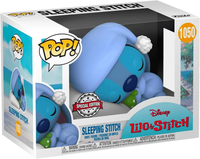 FUN56127 Lilo & Stitch - Stitch Sleeping US Exclusive Pop! Vinyl [RS] - Funko - Titan Pop Culture
