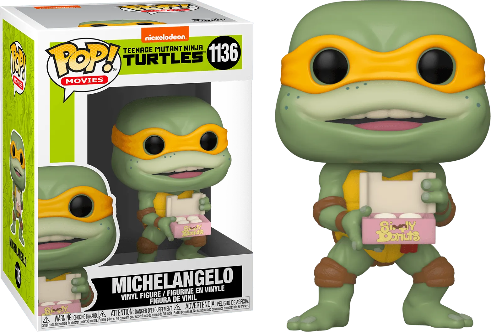 FUN56162 Teenage Mutant Ninja Turtles 2: Secret of the Ooze - Michelangelo Pop! Vinyl - Funko - Titan Pop Culture