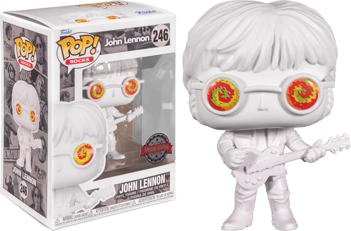 FUN56338 John Lennon - John Lennon with Shades US Exclusive Pop! Vinyl [RS] - Funko - Titan Pop Culture