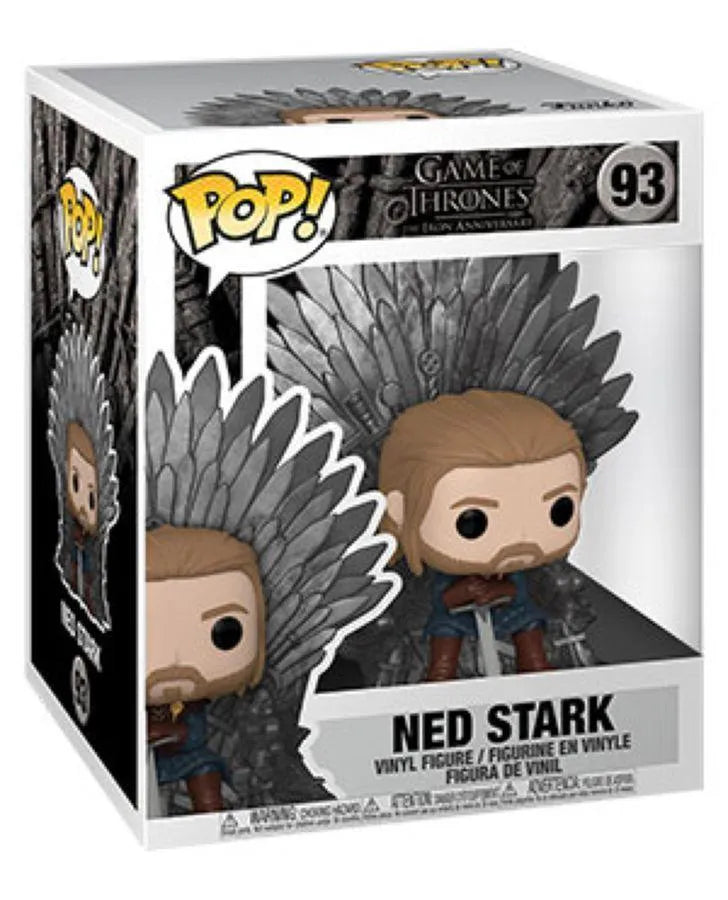FUN56791 Game of Thrones - Ned Stark on Throne Pop! Deluxe - Funko - Titan Pop Culture