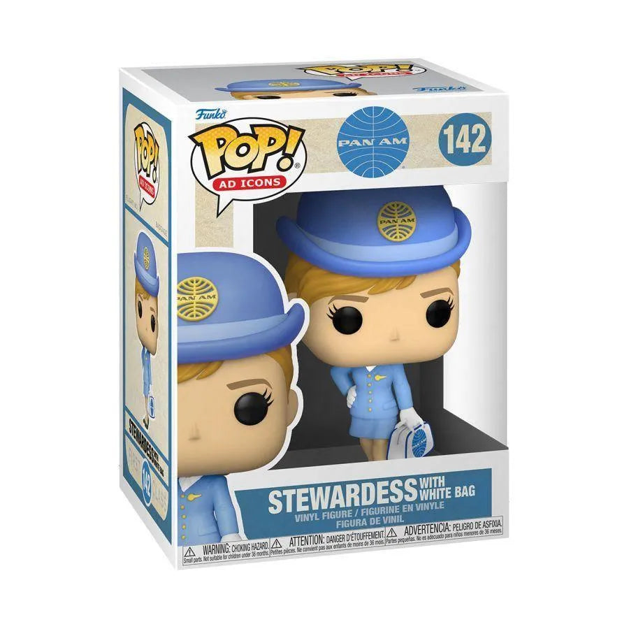 FUN56816 Pan Am - Stewardess with White Bag Pop! Vinyl - Funko - Titan Pop Culture