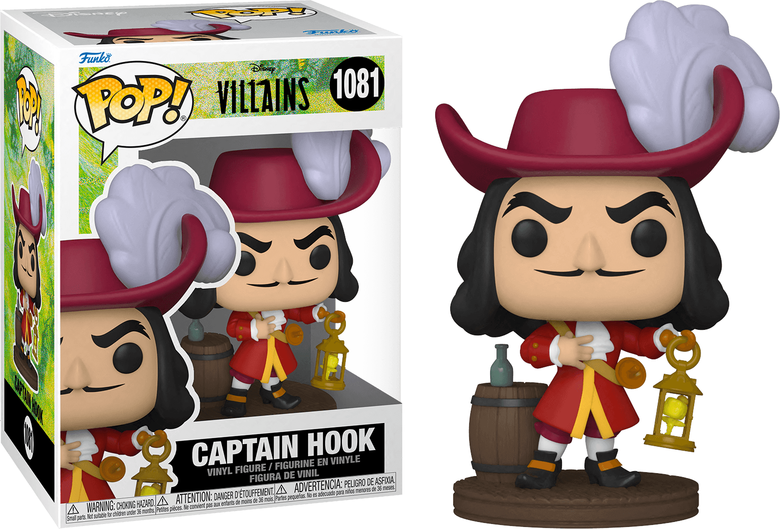 FUN57348 Peter Pan - Captain Hook Pop! Vinyl - Funko - Titan Pop Culture