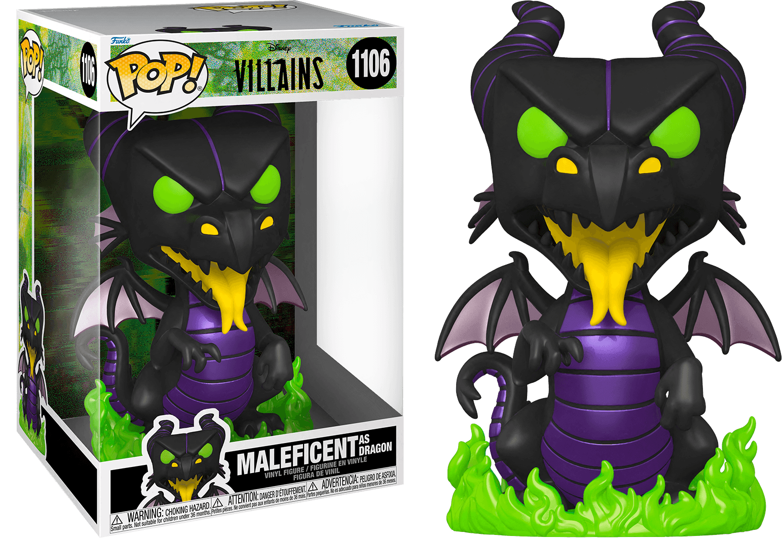 FUN57354 Disney Villains - Maleficent as Dragon 10" Pop! Vinyl - Funko - Titan Pop Culture