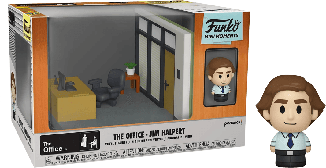 FUN57390 The Office - Jim (with chase) Mini Moment - Funko - Titan Pop Culture