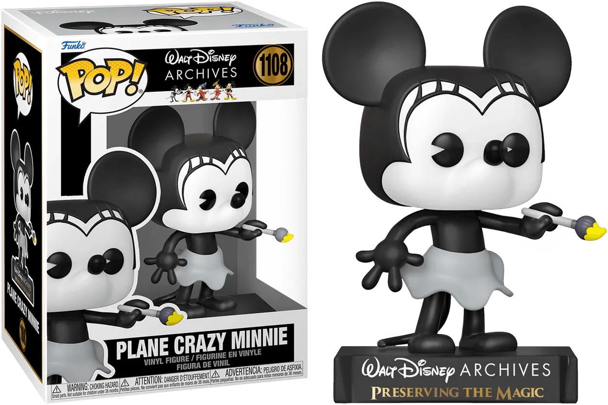 FUN57623 Mickey Mouse - Plane Crazy Minnie 1928 Pop! Vinyl - Funko - Titan Pop Culture