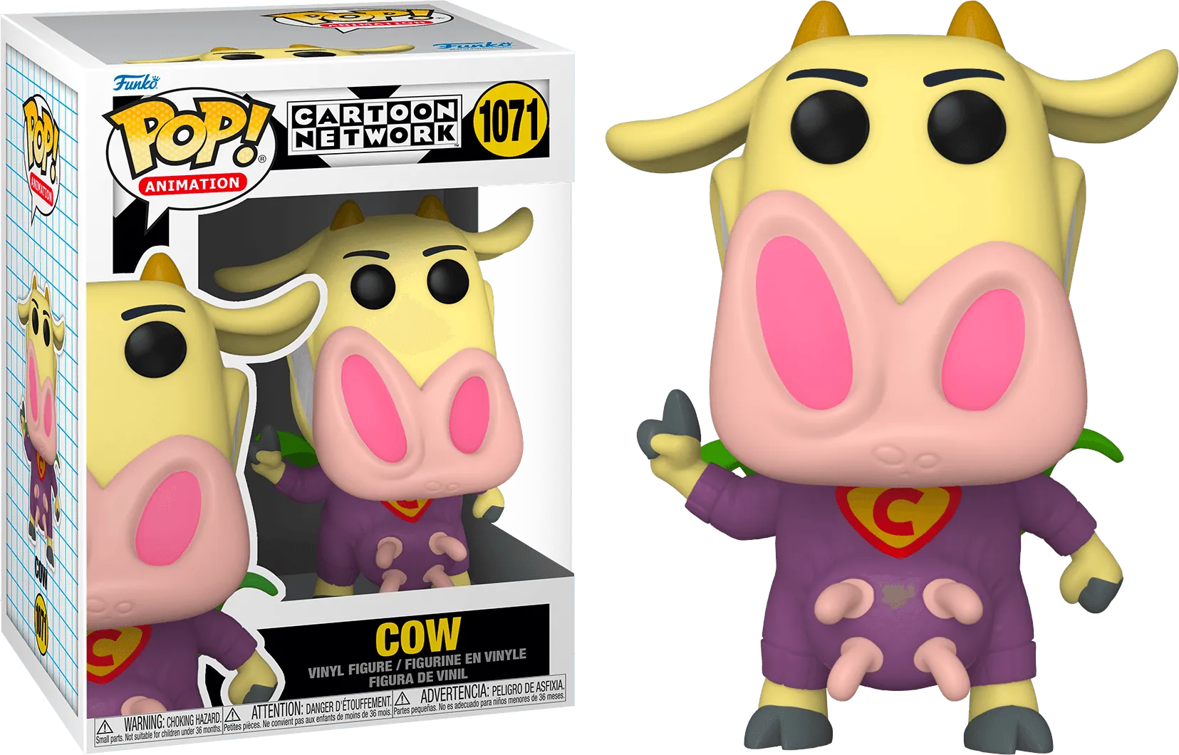FUN57791 Cow & Chicken - Super Cow Pop! Vinyl - Funko - Titan Pop Culture