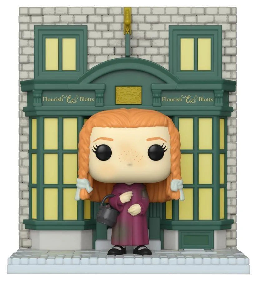 FUN57930 Harry Potter - Ginny at Flourish & Blotts Diagon Alley Pop! Deluxe - Funko - Titan Pop Culture