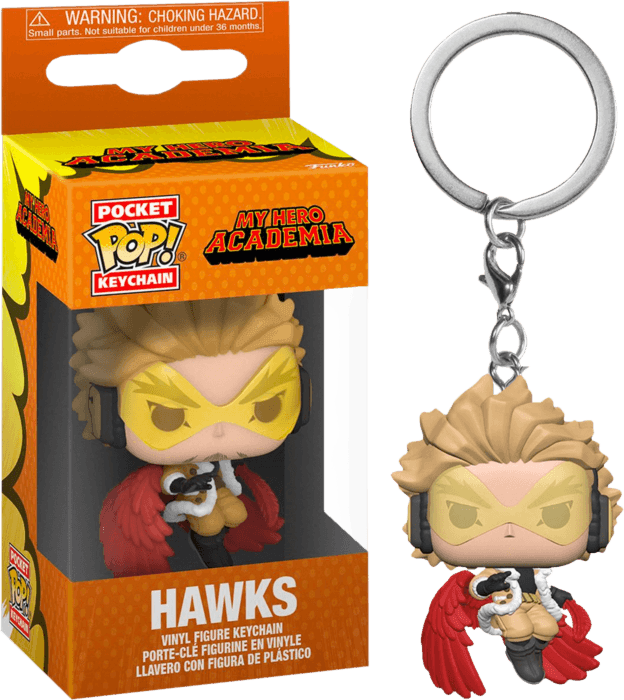 FUN58042 My Hero Academia - Hawks Pocket Pop! Keychain - Funko - Titan Pop Culture