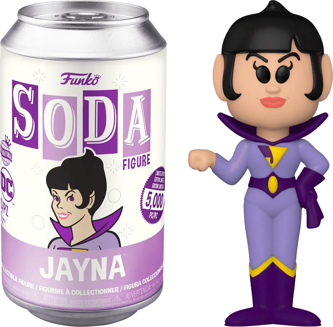 FUN58336 Super Friends - Jayna (with chase) Vinyl Soda - Funko - Titan Pop Culture