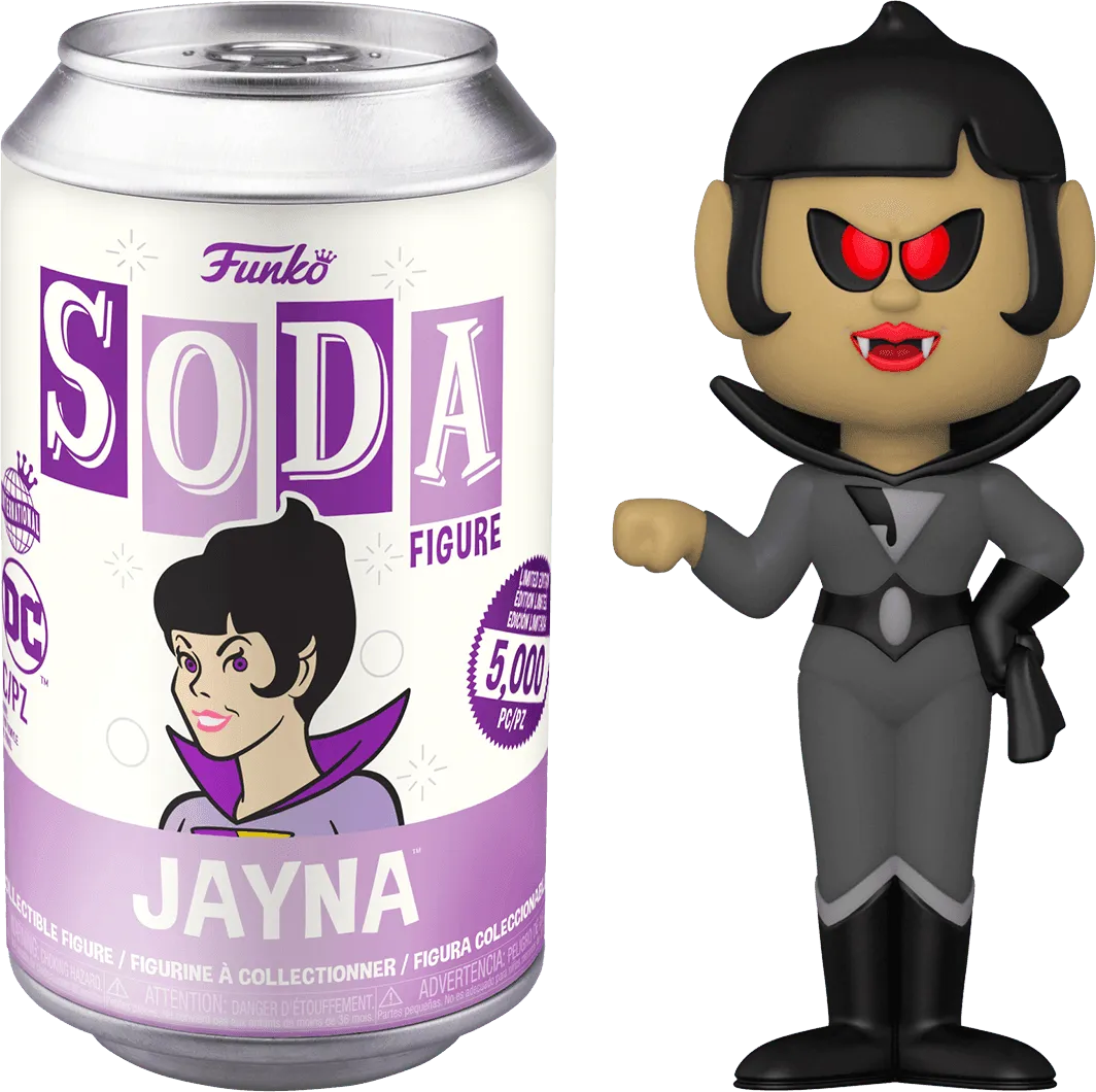 FUN58336 Super Friends - Jayna (with chase) Vinyl Soda - Funko - Titan Pop Culture
