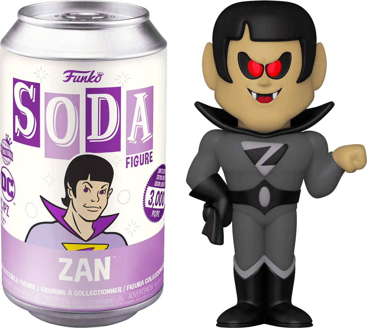FUN58337 Super Friends - Zan (with chase) Vinyl Soda - Funko - Titan Pop Culture