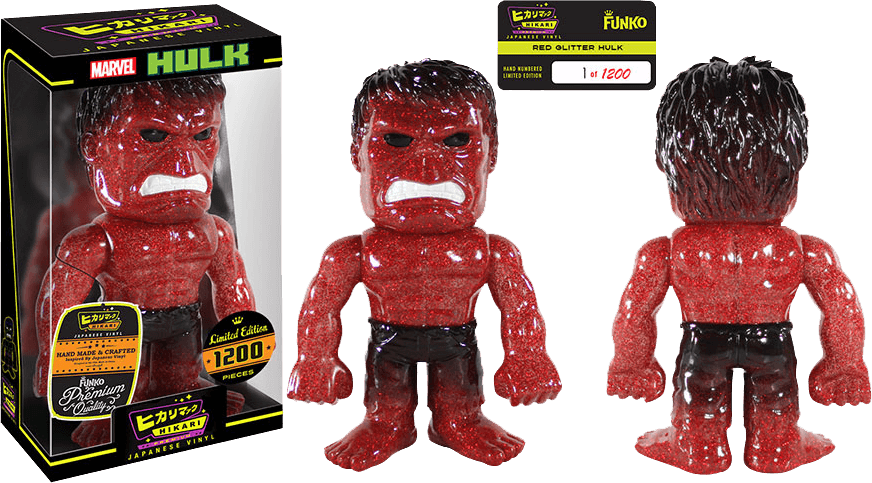 FUN5835 Hulk - Red Glitter Hikari Figure - Funko - Titan Pop Culture