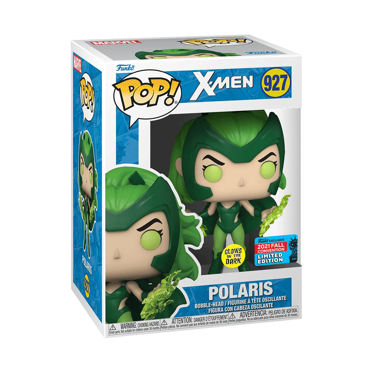 FUN58596 X-Men - Polaris Glow NYCC 2021 US Exclusive Pop! Vinyl [RS] - Funko - Titan Pop Culture