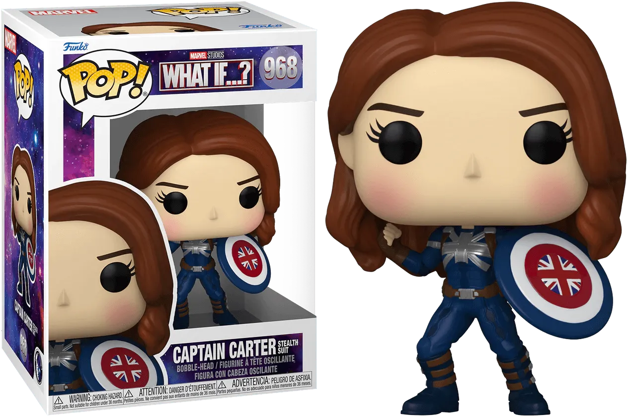 FUN58653 What If - Captain Carter (Stealth Suit) Pop! Vinyl - Funko - Titan Pop Culture