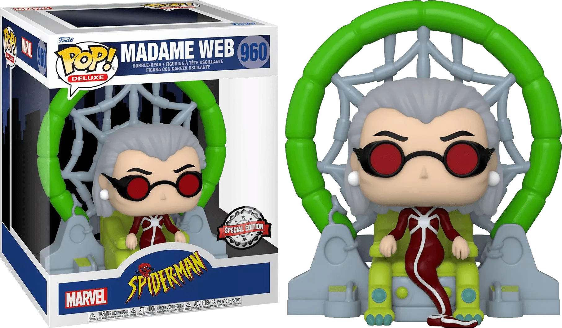 FUN58869 Spider-Man The Animated Series - Madame Web US Exclusive Pop! Vinyl [RS] - Funko - Titan Pop Culture