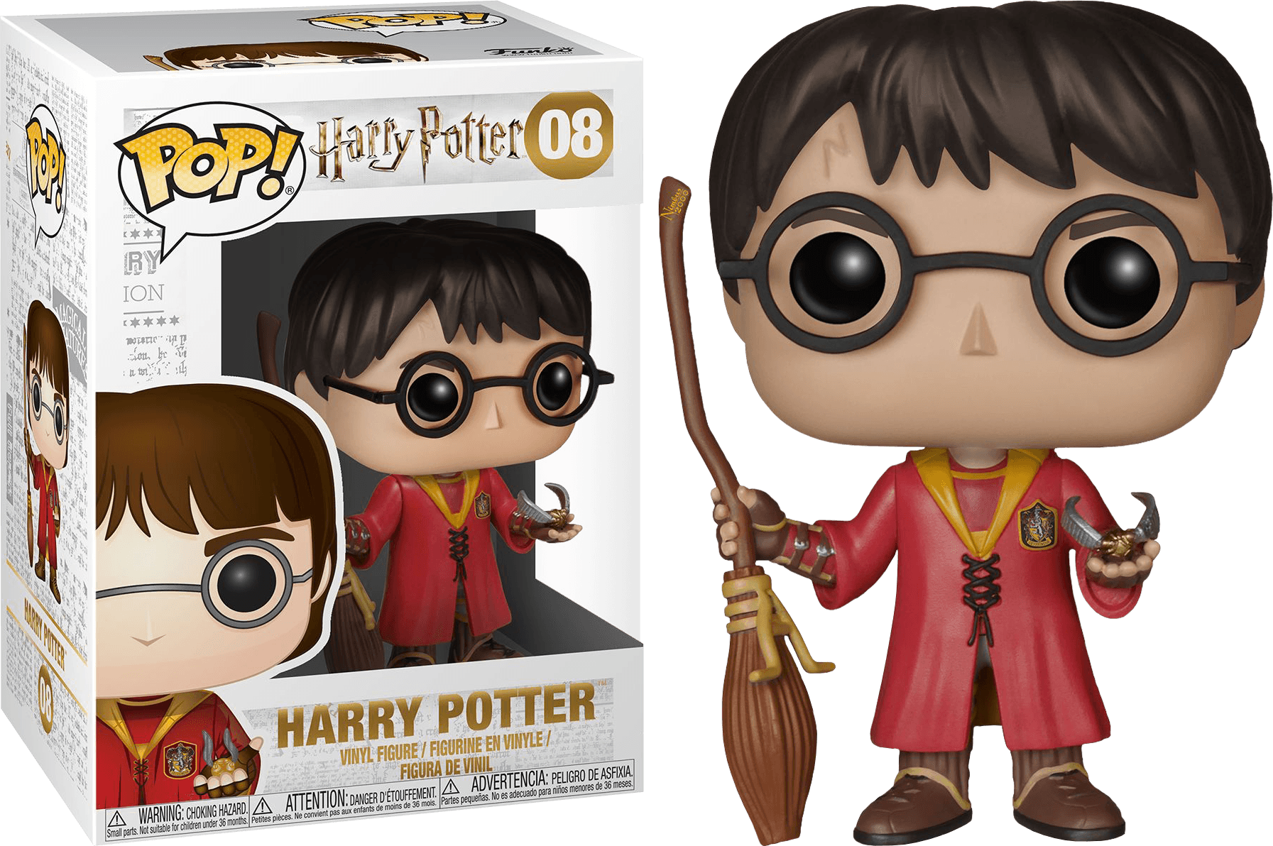 FUN5902 Harry Potter - Harry Quidditch Pop! Vinyl - Funko - Titan Pop Culture