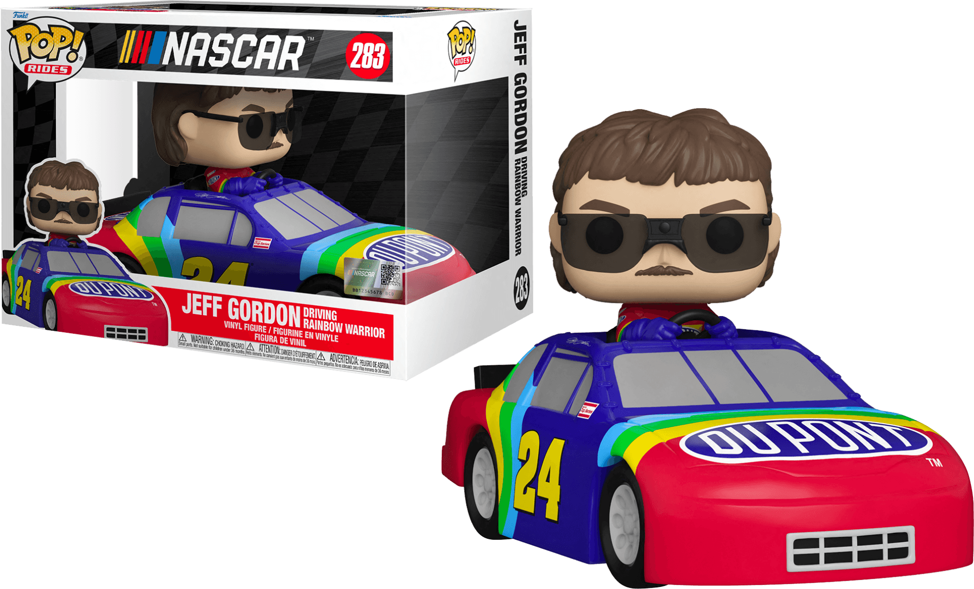 FUN59238 NASCAR - Jeff Gordon in Rainbow Warrior Pop! Ride - Funko - Titan Pop Culture