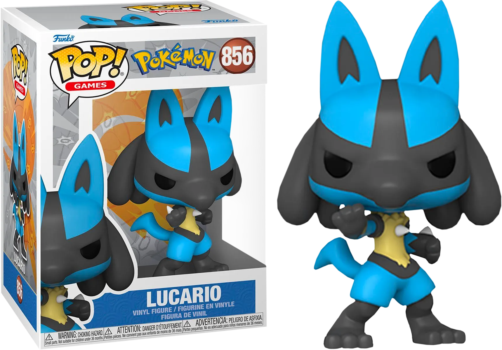 FUN59342 Pokemon - Lucario Pop! Vinyl [RS] - Funko - Titan Pop Culture
