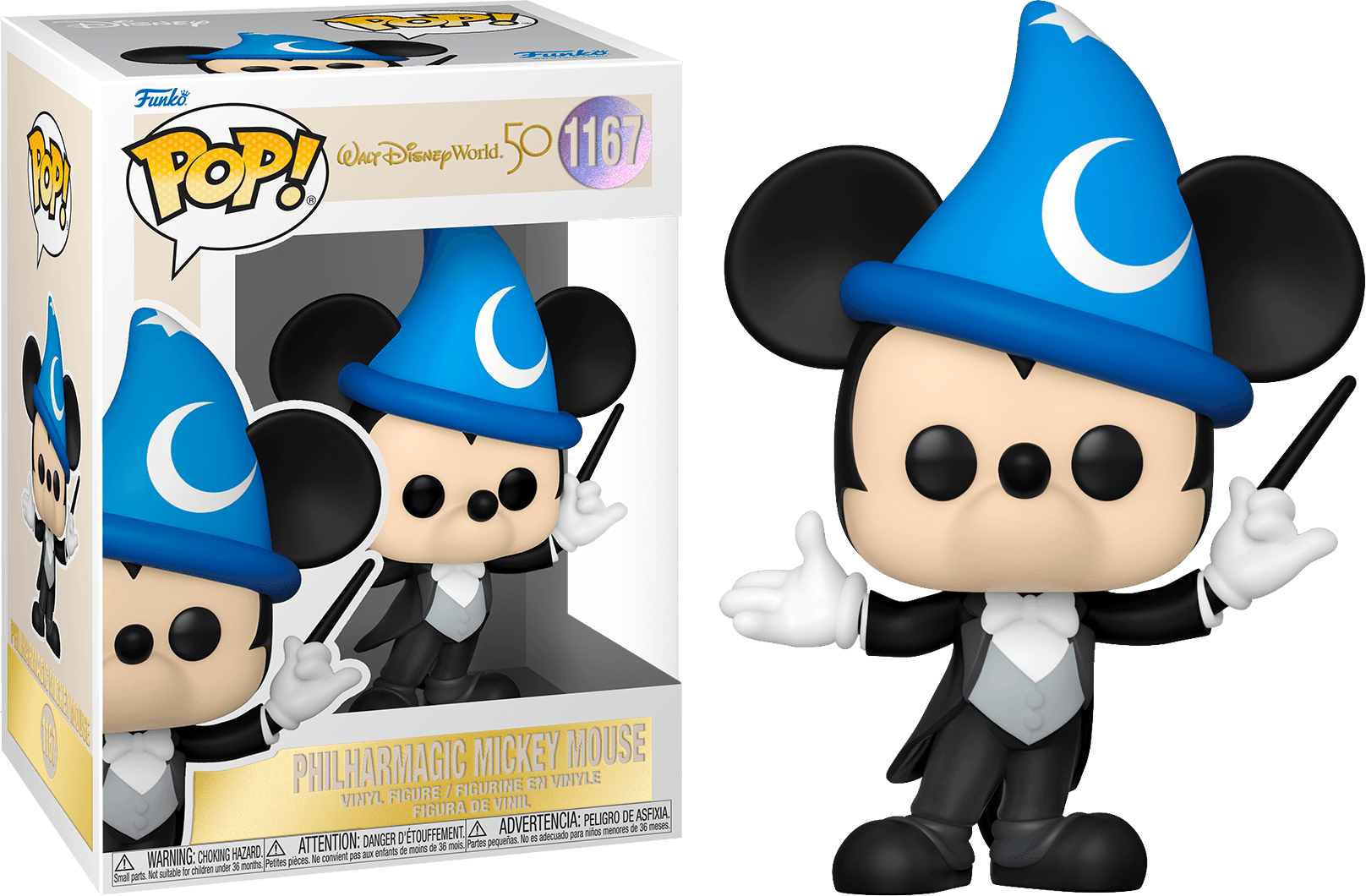 FUN59510 Disney World - Mickey Mouse Philharmagic 50th Anniversary Pop! Vinyl - Funko - Titan Pop Culture