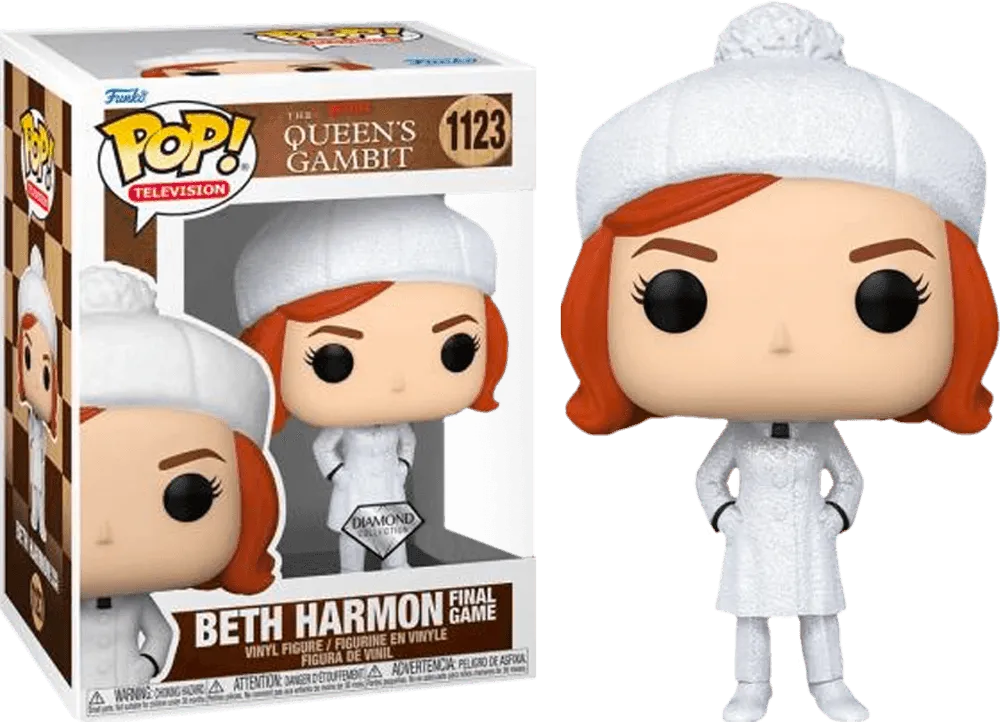 FUN60163 Queen's Gambit - Beth Finale US Exclusive Diamond Glitter Pop! Vinyl [RS] - Funko - Titan Pop Culture
