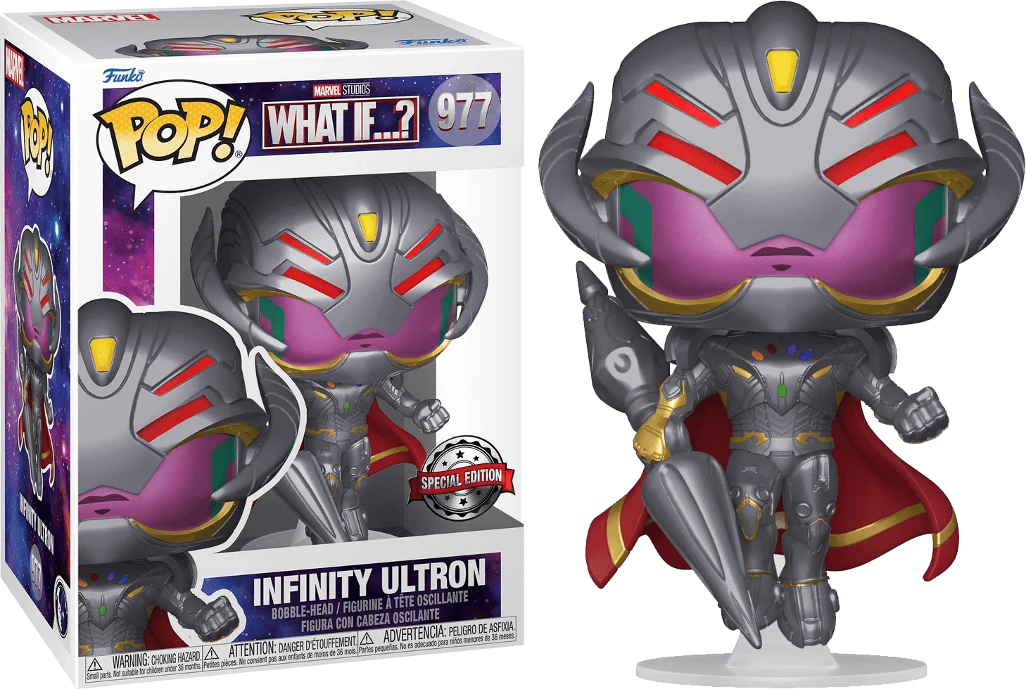 FUN60338 What If - Infinity Ultron with Weapon US Exclusive Pop! Vinyl [RS] - Funko - Titan Pop Culture