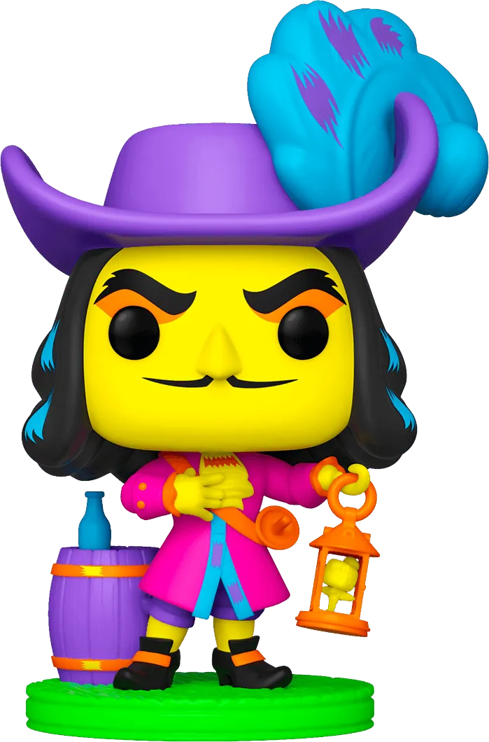 FUN60395 Disney Villains - Captain Hook Black Light US Exclusive Pop! Vinyl [RS] - Funko - Titan Pop Culture