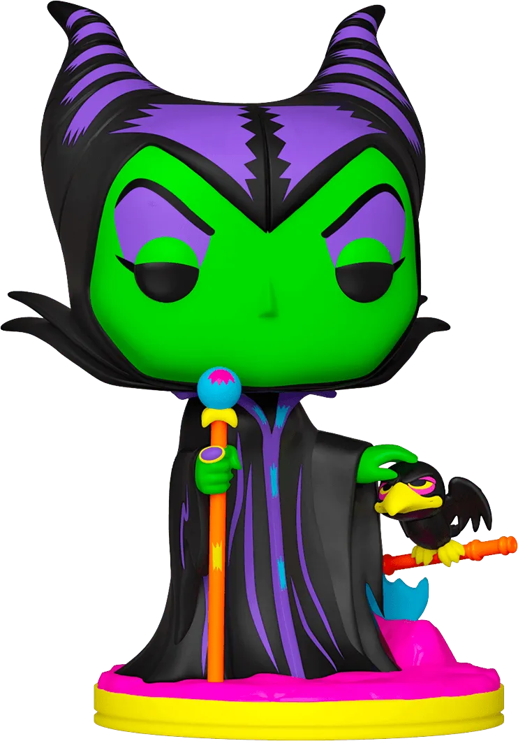 FUN60396 Disney Villains - Maleficent Black Light US Exclusive Pop! Vinyl [RS] - Funko - Titan Pop Culture