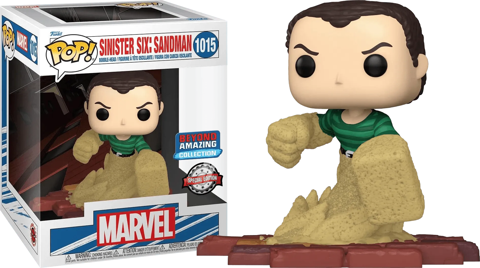FUN60904 Marvel Comics - Sinister Six: Sandman US Exclusive Pop! Deluxe [RS] - Funko - Titan Pop Culture