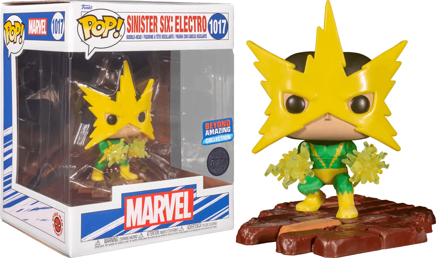 FUN60906 Marvel Comics - Sinister Six: Electro US Exclusive Pop! Deluxe [RS] - Funko - Titan Pop Culture
