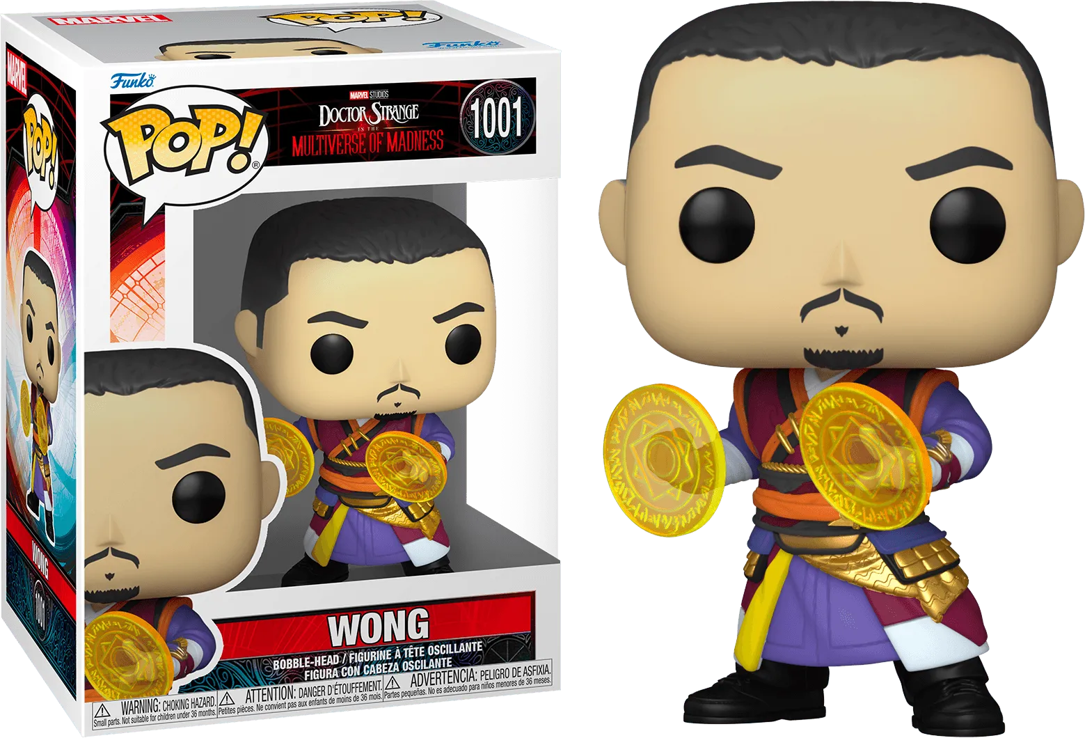 FUN60919 Doctor Strange 2: Multiverse of Madness - Wong Pop! Vinyl - Funko - Titan Pop Culture