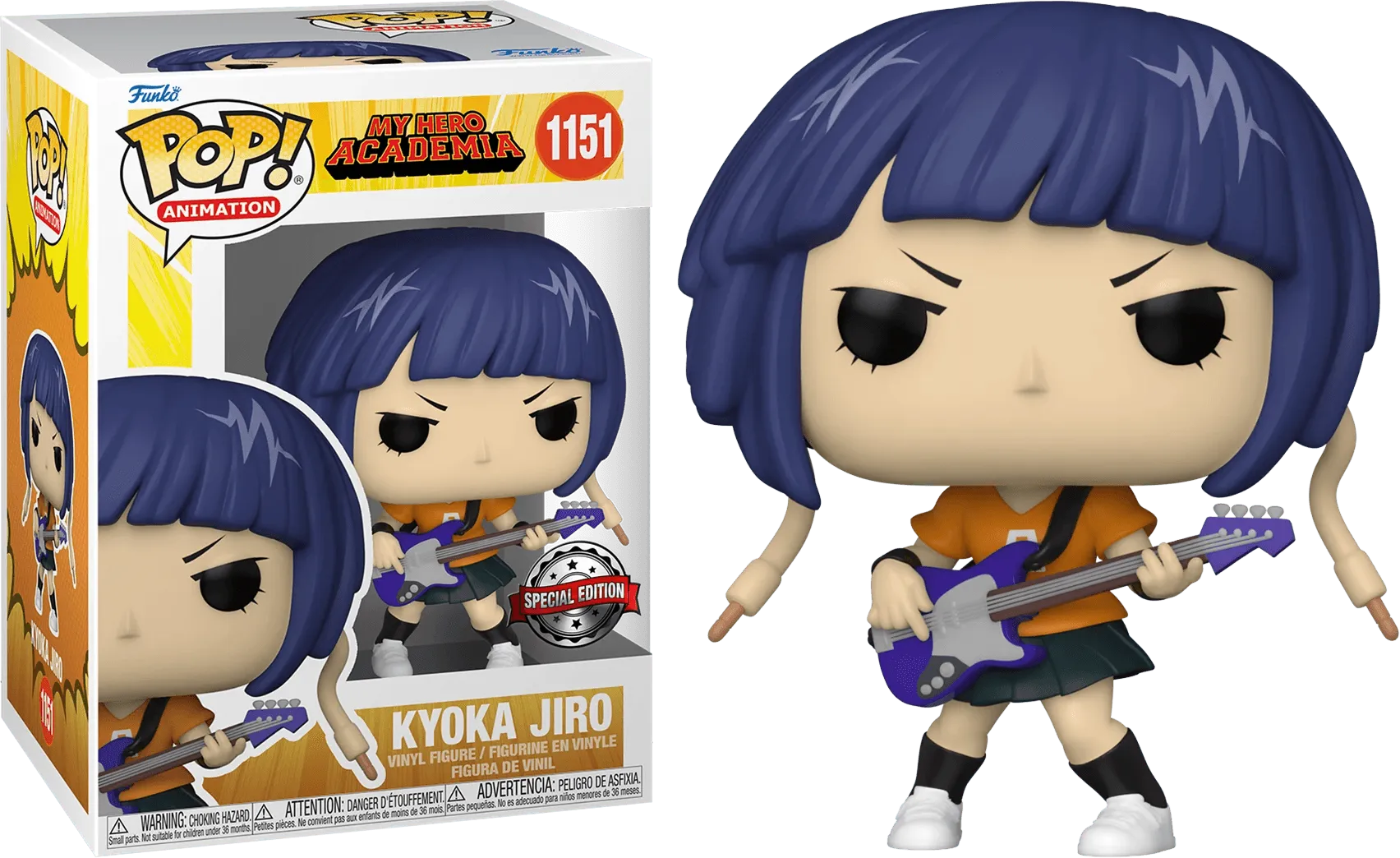 FUN61044 My Hero Academia - Jiro with guitar US Exclusive Pop! Vinyl [RS] - Funko - Titan Pop Culture