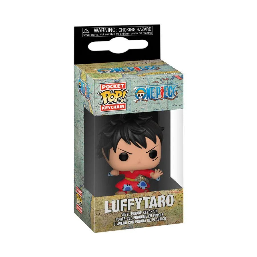 FUN61370 One Piece - Luffytaro in Kimono Pop! Keychain - Funko - Titan Pop Culture