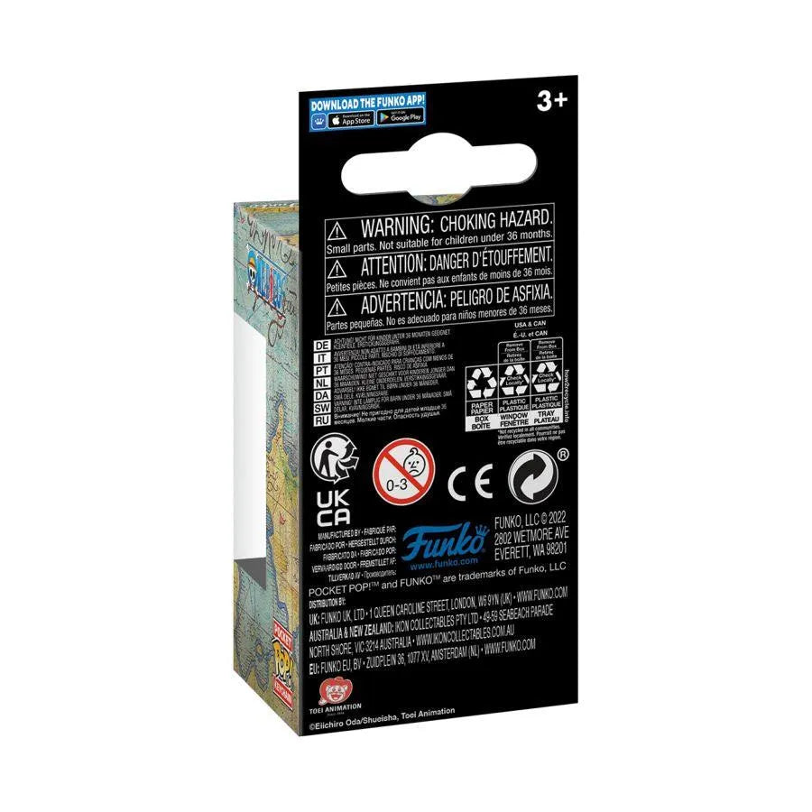 FUN61370 One Piece - Luffytaro in Kimono Pop! Keychain - Funko - Titan Pop Culture