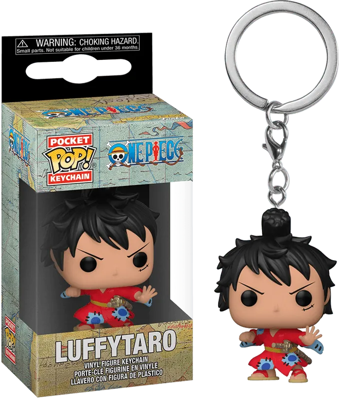 FUN61370 One Piece - Luffytaro in Kimono Pop! Keychain - Funko - Titan Pop Culture
